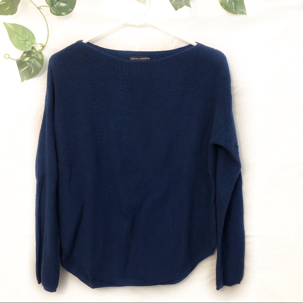 Chelsea & Theodore Blue Blouse